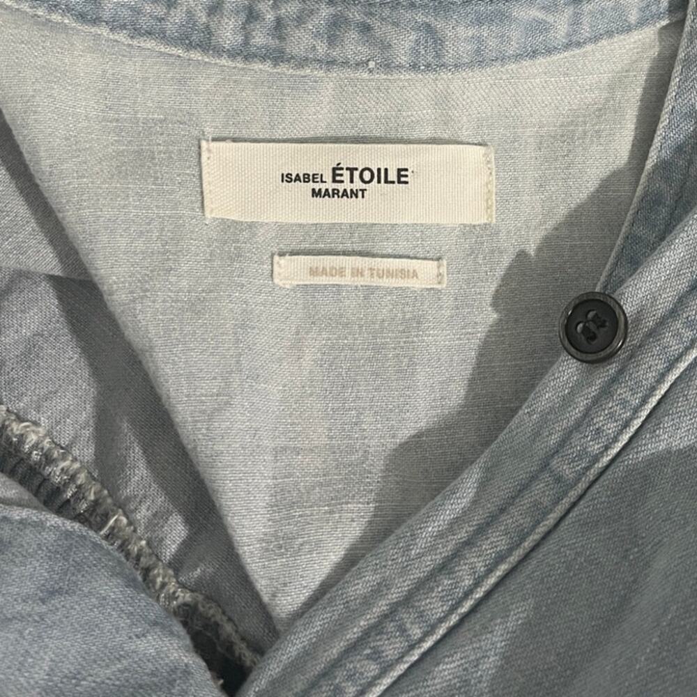 Isabel Marant Etoile Gayle Denim Jumpsuit Size 38 - Picture 7 of 8